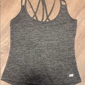 Detailed Strap Athletic Tank Top